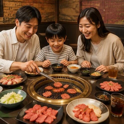 大切な人との食事シーン