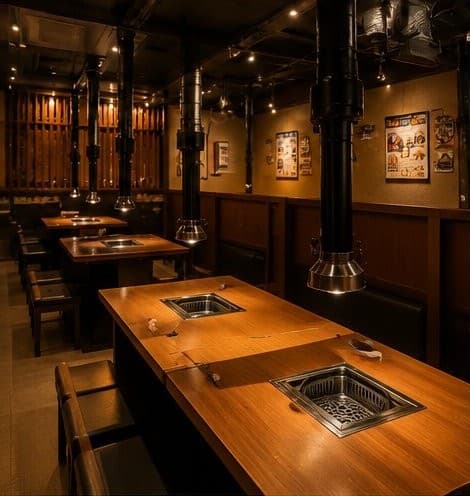 炎牛の店内